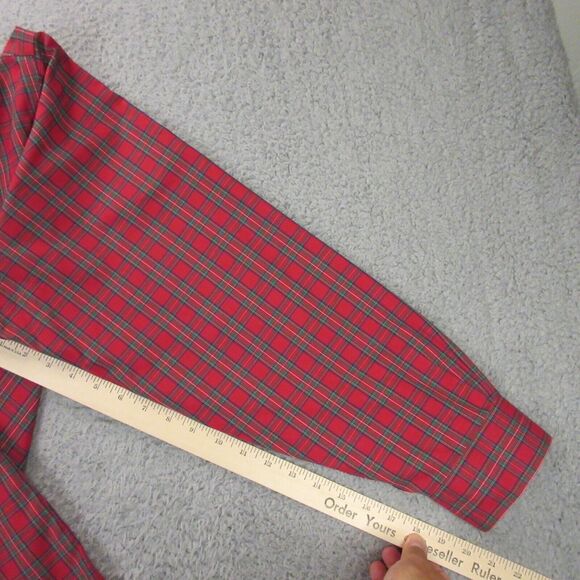 Brooks Brothers Mens Button Down‎ Shirt size 1XB Big Tart Plaid Stewart Supima - Picture 8 of 9